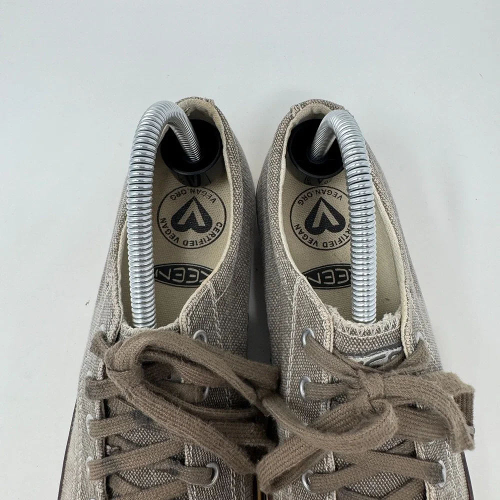 KEEN Vulcanized Footwear Gray Canvas Tweed Sneakers Women's Size 8.5
